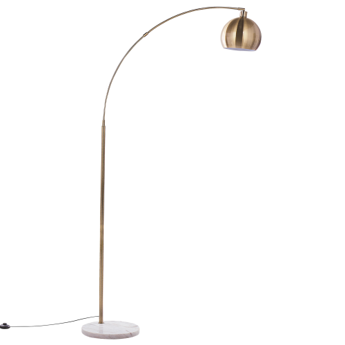 Beliani Floor Lamp PAROO Metal Brass 2