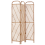 Beliani 3 Panel Room Divider COSENZA 106 cm 180 cm Light Brown 7