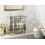 Beliani 6 Drawer Chest MOZELA Mirrored Silver 3