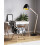 Beliani Floor Lamp HETTON Adjustable Oak Wood Black 2