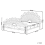 Beliani Bed Rattan FLORENTINE 180 x 200 cm (EU Super King) Light Brown 3