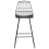 Beliani Set of 2 Bar Chairs PRESTON Metal Black 5