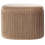 Beliani Storage Pouffe RICHLAND Velvet Beige 2