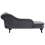 Beliani Right-Hand Chaise Longue NIMES Velvet Grey 6