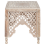 Beliani Side Table KADMA Mango Wood Light Brown 4