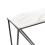 Beliani Console Table HAZEN Marble/ Black 5