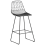 Beliani Set of 2 Bar Chairs PRESTON Metal Black 6