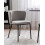 Beliani Set of 2 Dining Chairs MINA Fabric Grey 2