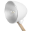 Beliani Floor Lamp HETTON Adjustable Oak Wood White 5