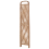 Beliani 3 Panel Room Divider COSENZA 106 cm 180 cm Light Brown 8