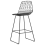 Beliani Set of 2 Bar Chairs PRESTON Metal Black 4