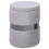 Beliani Set of 2 Storage Pouffes DORIS Velvet Light Grey 5