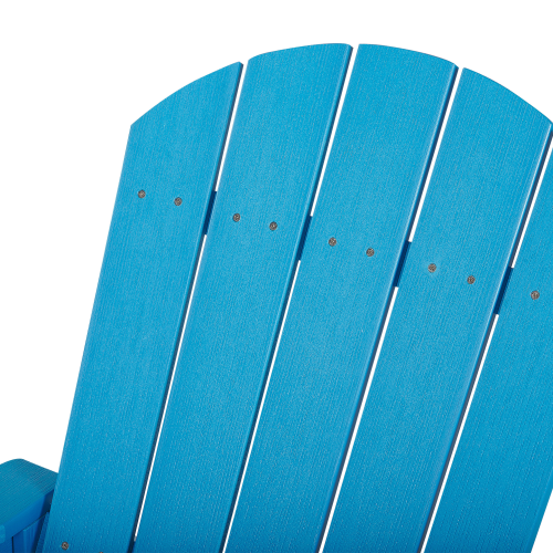 Beliani Garden Rocking Chair ADIRONDACK Blue 1