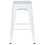 Beliani Set of 2 Bar Stools CABRILLO Metal White 7