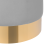 Beliani Pouffe SOPHIA Velvet Light Grey 5