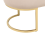 Beliani Upholstered Bench MILRY Velvet Beige 4
