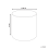 Beliani Pouffe MOAB Boucle White 3