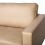 Beliani Sofa 3 Seater SAVALEN Faux Leather Beige 2