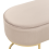 Beliani Upholstered Bench MILRY Velvet Beige 8