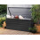 Beliani Storage Box CEBROSA 132 cm 62 cm Metal Graphite Grey 4