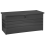 Beliani Storage Box CEBROSA 132 cm 62 cm Metal Graphite Grey 6