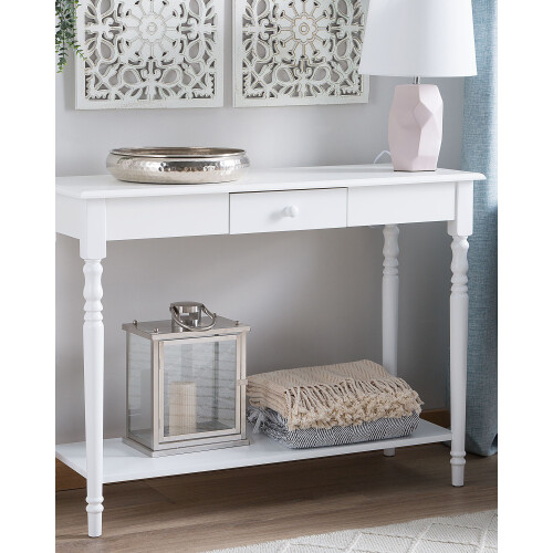 Beliani Console Table TOBAGO White 1