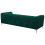 Beliani Sofa 3 Seater SOTRA Velvet Emerald Green 9