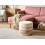 Beliani Pouffe LOUIN Velvet Beige 2