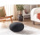 Beliani Pouffe TIFELT Jute Black 2