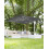 Beliani Cantilever Parasol 250 cm MONZA Dark Grey 2