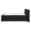 Beliani Divan Bed Fabric ADMIRAL 140 x 200 cm (EU Double) Black 5