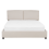 Beliani Bed Fabric BELFORT 140 x 200 cm (EU Double) Light Beige 6