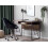 Beliani Home Office Desk FORRES 120 cm 60 cm Brown/ Black 5