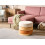 Beliani Pouffe LOUIN Velvet Orange 3