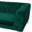 Beliani Sofa 3 Seater SOTRA Velvet Emerald Green 10