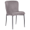 Beliani Set of 2 Dining Chairs ADA Fabric Dark Grey 4
