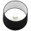 Beliani Table Lamp OSUM Glass Black 5
