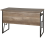 Beliani Home Office Desk FORRES 120 cm 60 cm Brown/ Black 4