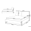 Beliani Bed Fabric BELFORT 140 x 200 cm (EU Double) Light Beige 3