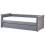 Beliani Trundle Bed Fabric LIBOURNE 90 x 200 cm (EU Single) Dark Grey 4