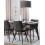 Beliani Set of 2 Dining Chairs LISLE Fabric Grey 2