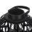 Beliani Lantern BORACAY 30 cm Bamboo Black 5