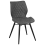 Beliani Set of 2 Dining Chairs LISLE Fabric Grey 4