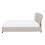 Beliani Bed Fabric BELFORT 140 x 200 cm (EU Double) Light Beige 7