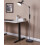 Beliani LED Floor Lamp ANDROMEDA with Dimmer Metal Silver 2