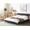 Beliani Bed Fabric FITOU 180 x 200 cm (EU Super King) Black 2