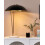 Beliani Table Lamp DANTO Metal Black 2