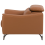 Beliani Armchair NARWIK Leather Brown 5
