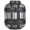 Beliani Lantern BORACAY 30 cm Bamboo Black 4