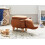 Beliani Storage Animal Stool ELEPHANT Elephant Faux Leather Dark Brown 3